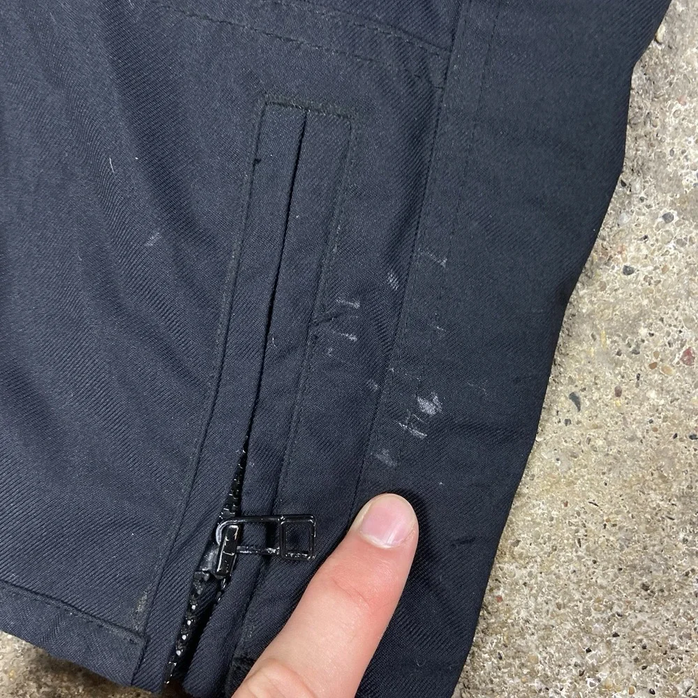 Vintage Y2K Oakley Technical Cargo Pants Size Large Black Fleece Lined Snowboard